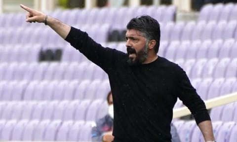 Former hard-tackling midfielder Gennaro Gattuso (AP)&nbsp;