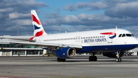 British Airways flight&nbsp;