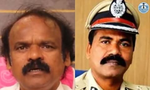 (L-R)KV Kuppam MLA M Jagan Moorthy, senior IPS officer ADGP (Armed Police) HM Jayaram
