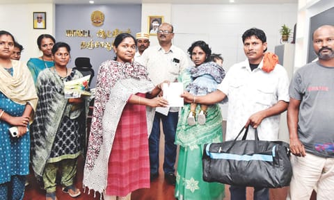 Bihari woman Munni Devi and baby rejoin her family