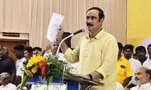 &nbsp;PMK leader Anbumani Ramadoss (PTI)&nbsp;