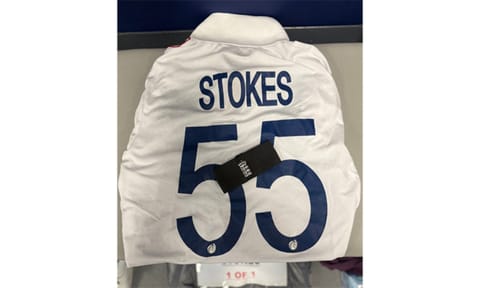 Ben Stokes jersey, Black arm band (Photo: ANI)