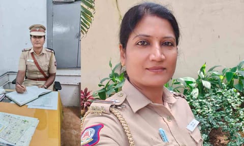 Sub Inspector P Meera of Pondy Bazaar police station&nbsp;