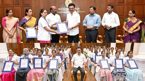Chief Minister MK Stalin issued appointment orders to 172 candidates (X/@CMOTamilnadu)&nbsp;&nbsp;
