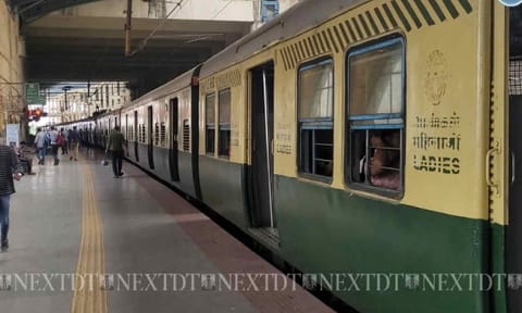 A view of Velacherry railway station