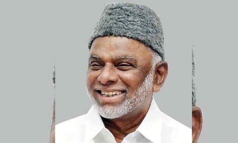 &nbsp;Veteran IUML leader and academic Prof. KM Khader Mohideen