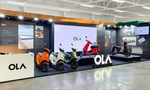Ola Electric showroom&nbsp;