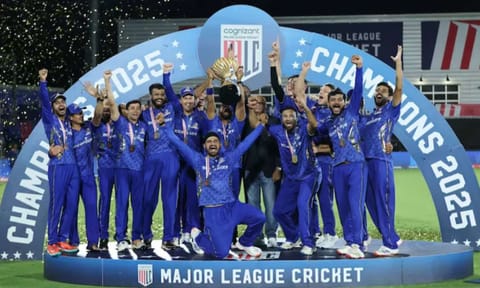 MI New York beat Washington Freedom to lift MLC Trophy&nbsp;