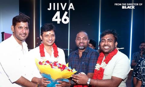 Jiiva reunites with Black director for 46th film&nbsp;