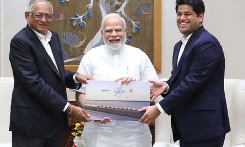 PM Modi applauds TVS Motor Company for chronicling the beauty of Kutch
(Credit: IANS)