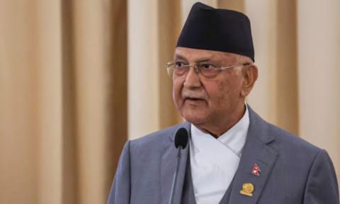 &nbsp;K P Sharma Oli (PTI)