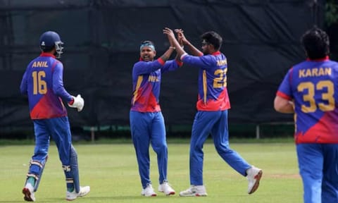 Nepal's men's cricket team (X)&nbsp;