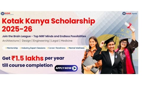 Kotak Kanya Scholarship 2025-26&nbsp;