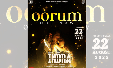 'Indra' releases it first single 'Oorum' (Photo/X@iamvasanthravi)
