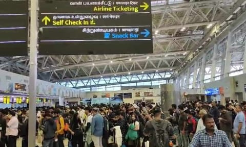Chennai Airport sees 8.23% rise in passenger traffic in first half of 2025&nbsp;