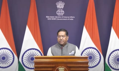 MEA spokesperson Randhir Jaiswal (IANS)