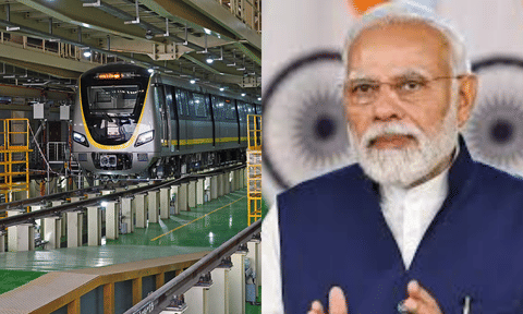 Prime Minister Narendra Modi will inaugurate the Yellow Line Metro Rail