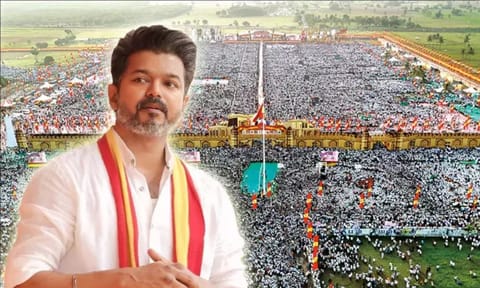 TVK candidate ECR Saravanan defeats DMK by massive  margin in Sholinganallur
