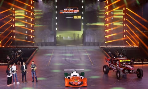 Formula 4 cars for the upcoming season was unveiled during the event&nbsp;