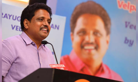 CPM’s Member of Parliament from Madurai, Su Venkatesan (X)&nbsp;