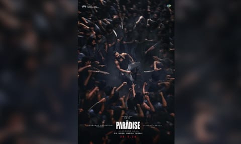 Second poster of Nani from 'The Paradise'
