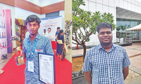 (L to R) Vetri Tamil; Sivaramakrishnan