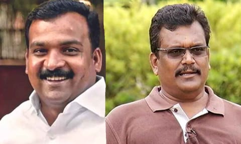 MPs B Manickam Tagore (Virudhunagar) and T Thangatamilselvan (Theni)