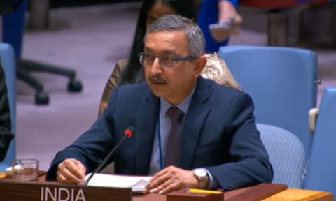 India has reaffirmed its commitment to promoting a "free, open, and rules-based" maritime order at a UN Security Council debate (IANS)