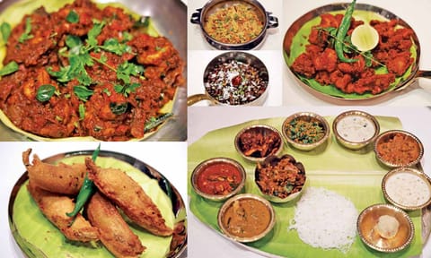 Variety dishes from Southern Spice at Taj Coromandel