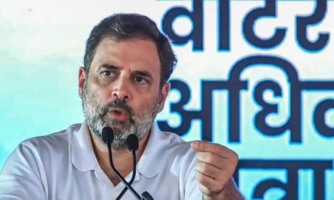 Congress leader Rahul Gandhi (PTI)&nbsp;