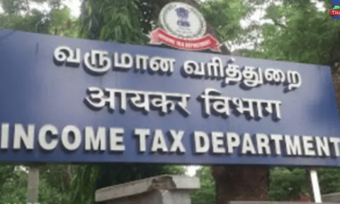 Income Tax Department on Monday conducted raids (Photo/X@ThanthiTV)