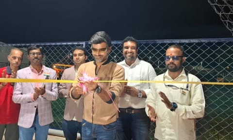 Subramaniam Badrinath inaugurated the second branch of Thiram Sports Academy&nbsp;