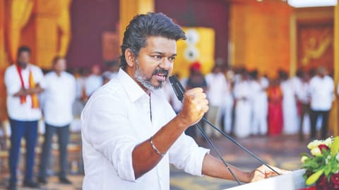 TVK leader Vijay 