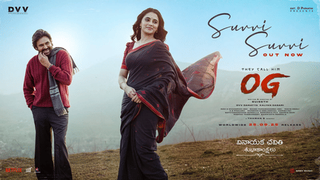 Makers of Pawan Kalyan’s action spectacle 'They Call Him OG' release melodious single 'Suvvi Suvvi' from film