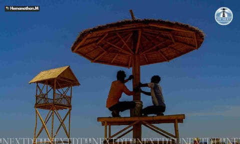 Eco-friendly shelters and watchtowers are rising at Marina Beach as part of the Blue Flag project — a global certification for clean, safe, and sustainable beaches.&nbsp;