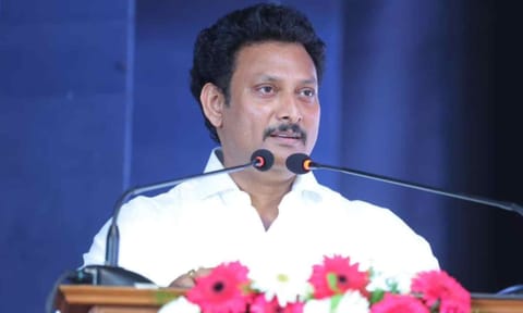School Education Minister Anbil Mahesh Poyyamozhi&nbsp;