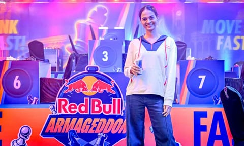 Tania Sachdev at the Red Bull Armageddon event&nbsp;