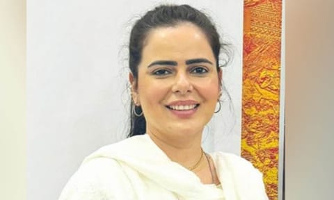 BJP functionary and car racer Alisha Abdullah&nbsp;