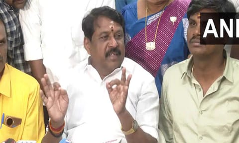 Tamil Nadu BJP chief Nainar Nagendran (ANI)&nbsp;