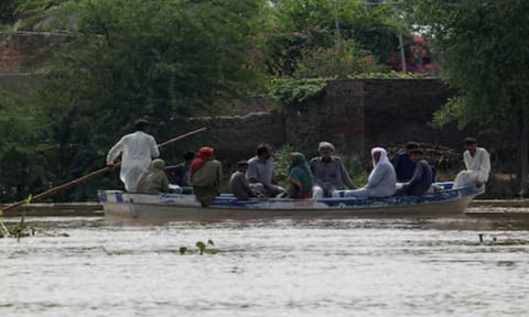 5 flood victims killed as rescue boat capsizes in Pakistan's Punjab&nbsp;