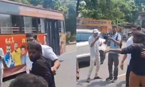 &nbsp;YouTuber and leader of Puratchi Tamizhagam Katchi, 'Airport' Moorthy arrested (Screengrab/X)&nbsp;