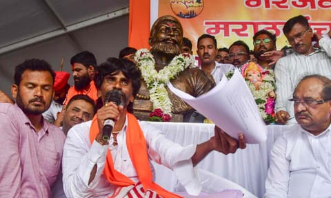 Maratha quota activist Manoj Jarange Patil (PTI)&nbsp;