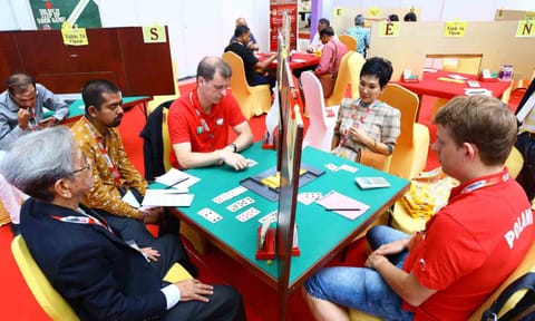 Players in action during the quarter-final round&nbsp;