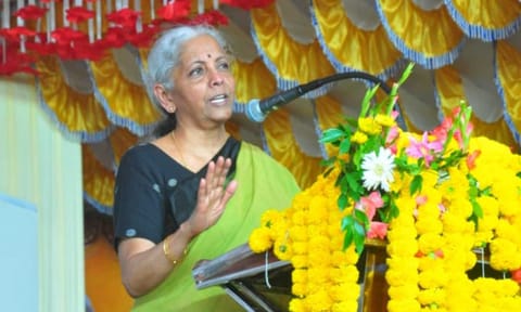 Union Finance Minister Nirmala Sitharaman&nbsp;