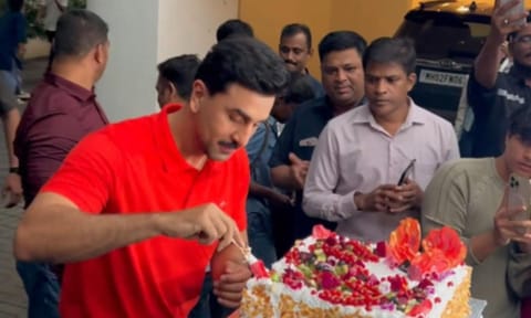Ranbir Kapoor celebrates his 43rd birthday with the media