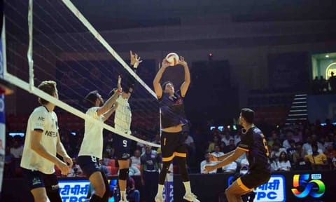 Bengaluru players in action during a match this season&nbsp;