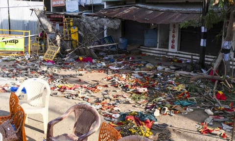 &nbsp;TVK rally stampede spot (Photo: PTI)&nbsp;