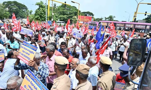 CITU questions 17-month delay in paying Rs 2,500 crore terminal benefits&nbsp;