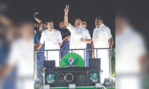 &nbsp;AIADMK general secretary Edappadi K Palaniswami&nbsp;