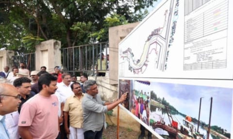 &nbsp;Udhayanidhi Stalin inspected several parts of South Chennai (Photo: IANS)